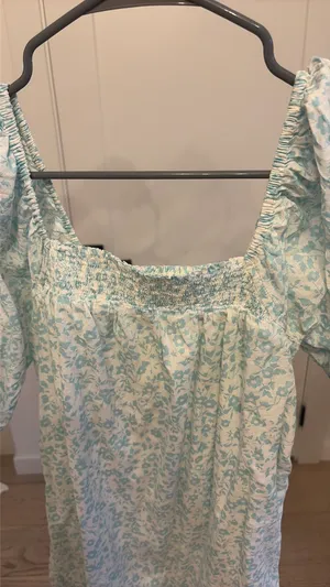 Billabong babydoll flower blue dress thumbnail 3