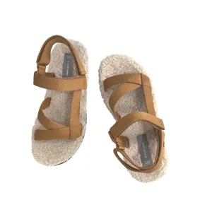Everlane ReNew Teddy Sport‎ Faux Sherpa Sandals 8 Outdoor Gorpcore Yuppie NIB thumbnail 6