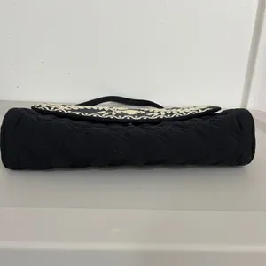 Vera Bradley Juliet Gala Shoulder‎ Bag Black Quilted Floral Embroidered Boho thumbnail 5