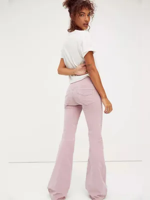 Free People Pull On Corduroy Flare in Sugar Maple Size 27 thumbnail 3