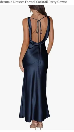 Navy Blue Prom / Formal Dress thumbnail 2