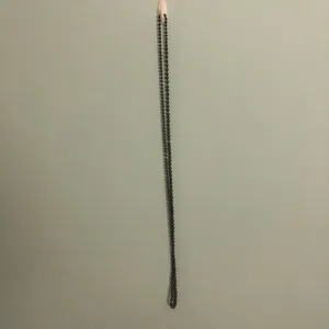 Long pearl necklace Blue thumbnail 4
