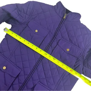 LRL RALPH LAUREN Purple Quilted Long-sleeve Puffer Barn Jacket thumbnail 8