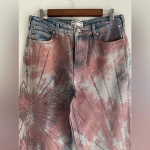 We The Free Free People Aurora Mid Rise Flare Size 26 ..Retail $248 thumbnail 13