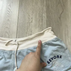 Disney Vintage Eeyore Shorts y2k low rise lounge womens Blue (small) beach 90s retro thumbnail 7