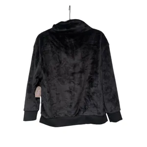 Secret Treasures Women's Black Plush Half Zip Hoodie Sleepwear S 4-6 thumbnail 7