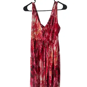 Anni Kuan Y2k Designer Women's Size Small Red Pink Abstract‎ Mini Dress thumbnail 8