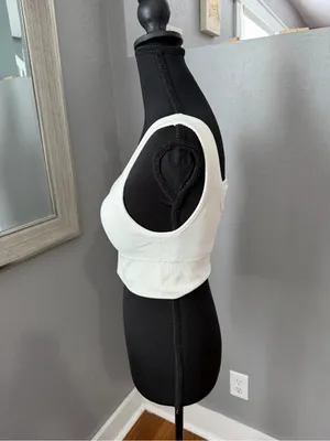Harmony Balance Seamless Ribbed Sports Bra Crop Tank Small thumbnail 3