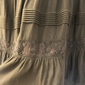 Maeve Anthropologie short sleeved top Medium black cute thumbnail 9