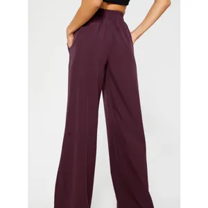 Fabletics Large Downtown Wide Leg Pants UPF Wicking Stretch Lightweight Hi-Rise thumbnail 2