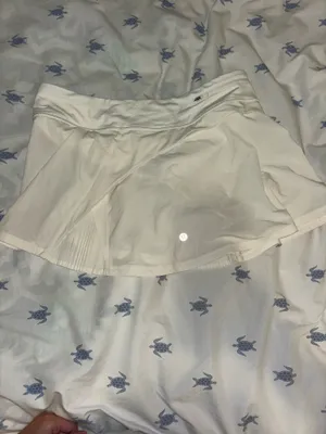 White Lululemon Skirt Tennis thumbnail 4