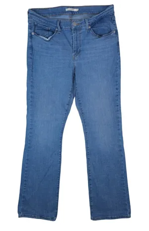 Levis Jeans Womens‎ 12M (33x32) Blue Classic Bootcut Denim Mid Rise Stretch Y2K thumbnail 1