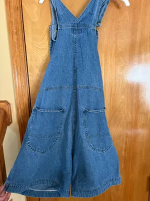 Essentials Style Vintage Overalls Blue Size M thumbnail 4