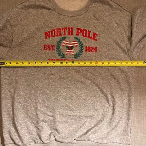 North Pole University‎ Sweatshirt Women's Size M Grey Pullover Long Sleeve thumbnail 4