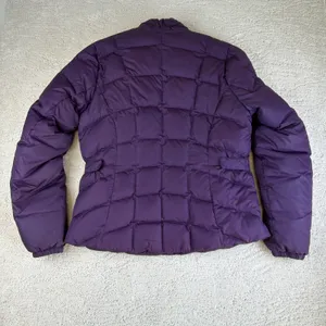 Women's Eddie Bauer Size Medium Purple 650 Down Puffer Winter Jacket Coat thumbnail 6