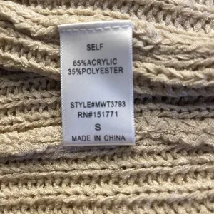 Le Lis Tan One-Shoulder Knit Top thumbnail 5