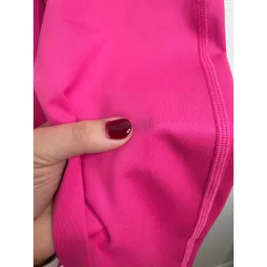 Girlfriend Collective Hot Pink Full Length Leggings Size‎ Large thumbnail 4