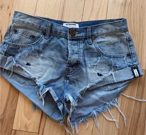 OneTeaspoon Bandits denim shorts! Size 26! thumbnail 1