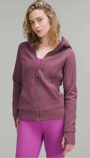 Lululemon scuba‎ full zip hoodie vintage plum 8 thumbnail 1