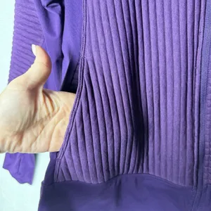 Brooks Running Fly By Zip-Up Hoodie Jacket Purple size M thumbnail 5