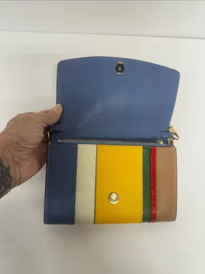Tory Burch Robinson Ballon Stripe Convertible Shoulder Bag MSRP 498 thumbnail 4