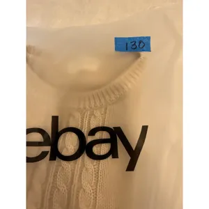 Omphalos Cable Knit Sweater Vest Beige 100% Cotton Women's Size Medium Y2k thumbnail 9
