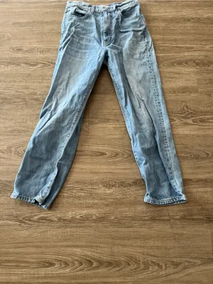 SLVRLAKE Womens 27 Light Wash High Rise Straight Leg Rigid Cotton Denim Jeans thumbnail 3
