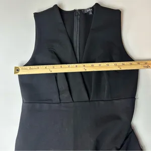 Lulus Cocktail Hour Classic Black Sleeveless Tulip Mini Dress Size Medium NWOT thumbnail 11
