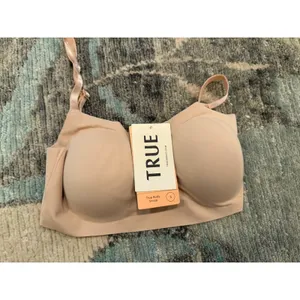 True & Co Body Scoop Nude Bralette Sz S NWT $54 thumbnail 2