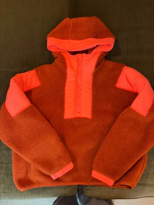 Free People Lead the Pack Fleece Hooded Pullover thumbnail 1