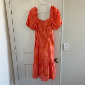 ASOS Wednesdays girl Puff Sleeve Midi Smock Dress thumbnail 5