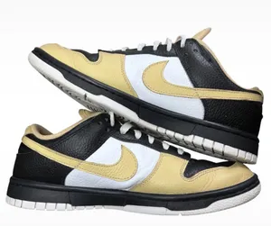 🌟 Custom Nike Dunk Low Unlocked "By You" Gold Hardware Women 10 | Men 8 thumbnail 4