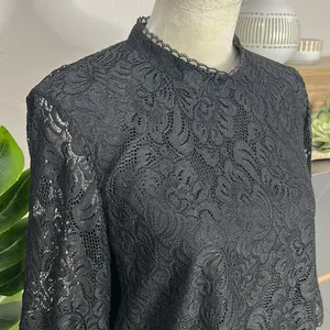 Laundry by Shelli Segal • lace balloon ruffle sleeve blouse thumbnail 4