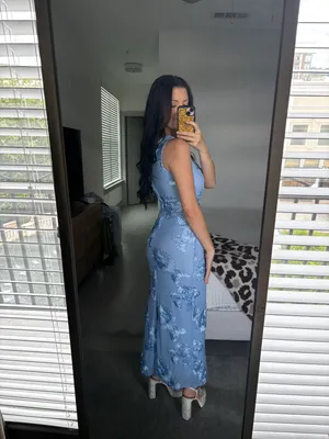 Aymie Blue Maxi Dress thumbnail 2