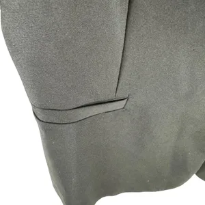 Red Hanger Black Single Breasted Button Front‎ Lined Professional Blazer Size XL thumbnail 3