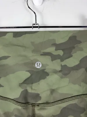 Lululemon Align Pant II 25" in heritage 365 camo green twill multi size 6 thumbnail 5