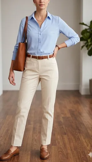 Club Monaco Khaki Chino Pants Size 0. thumbnail 1