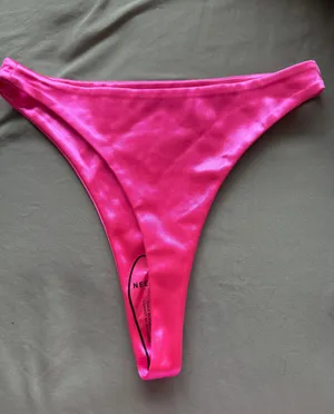 Oh Polly Pink satin Bikini Bottom thumbnail 5