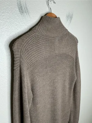 Quince Australian Merino Wool Half Zip Sweater Malted Toffee Extra Small thumbnail 11