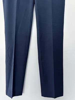 Ann Taylor Navy Straight Leg Dress Pants Women’s Size 4 Stretch Career Office thumbnail 2