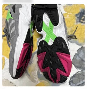 Adidas Yung-96 Men's Grey Two Pink Green Shoes thumbnail 2