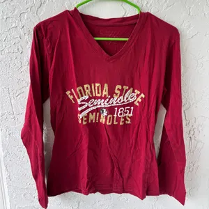 FSU Long Sleeve Tee Red Size L thumbnail 1