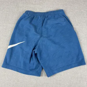 Nike Shorts Youth 12-14 Blue Fleece Sweat Elastic Waist Swoosh Logo Gym Athletic thumbnail 5