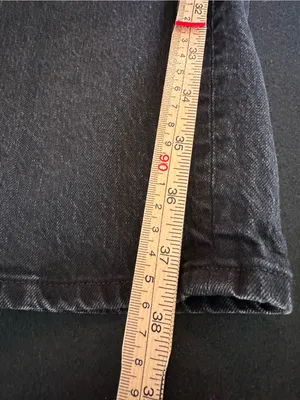 Abercrombie & Fitch High Rise Black Jeans Size 31 Short Straight thumbnail 10
