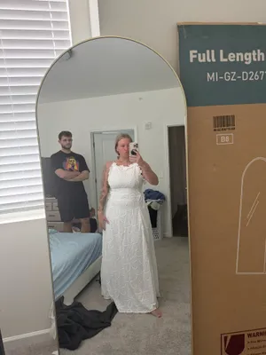 White Maxi Boutique Dress thumbnail 2