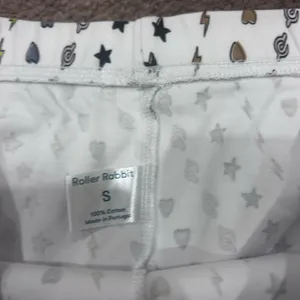 Roller Rabbit X Peleton Hearts and lightning Henley Pajamas 100% Cotton Small thumbnail 8
