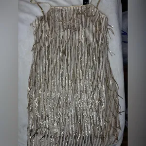 Trixxi Gold Sequin Slip Mini Dress thumbnail 9