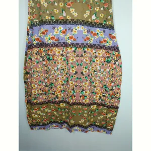 Sheilay Ditsy Floral Multicolor sleeveless Shift‎ Maxi Bohemian Dress LARGE NWT thumbnail 3