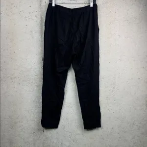 COS Black Elastic Drawstring Joggers woman sz 4 thumbnail 6