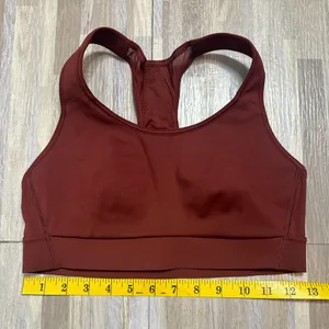 Athleta Hustle II Bra in Rust, Size 34B/C thumbnail 8